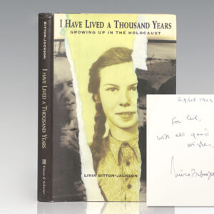 I Have Lived a Thousand Years: Growing Up in the Holocaust.