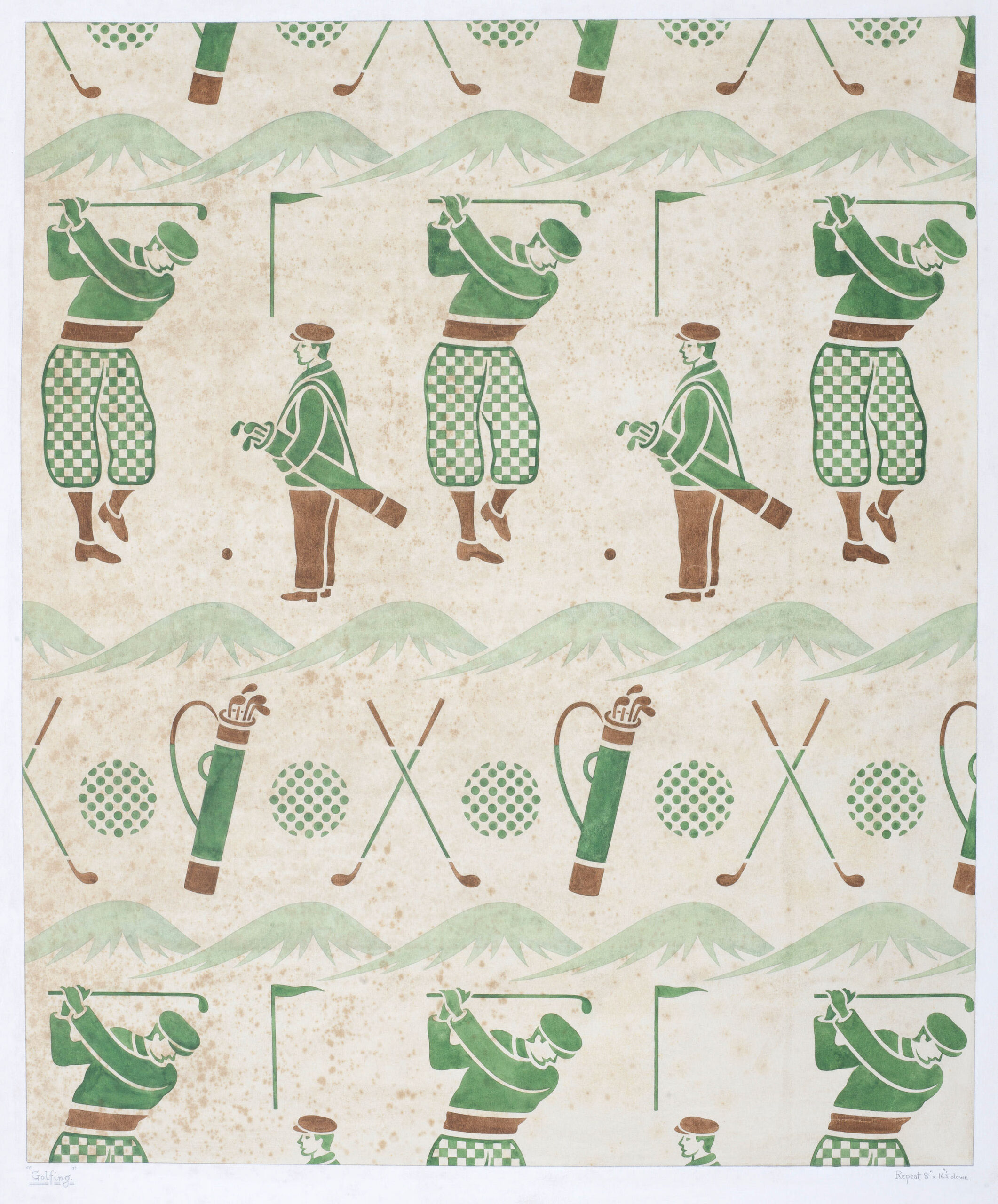 Cecil Henry Judge Original Textile Design Collection. - Image 5