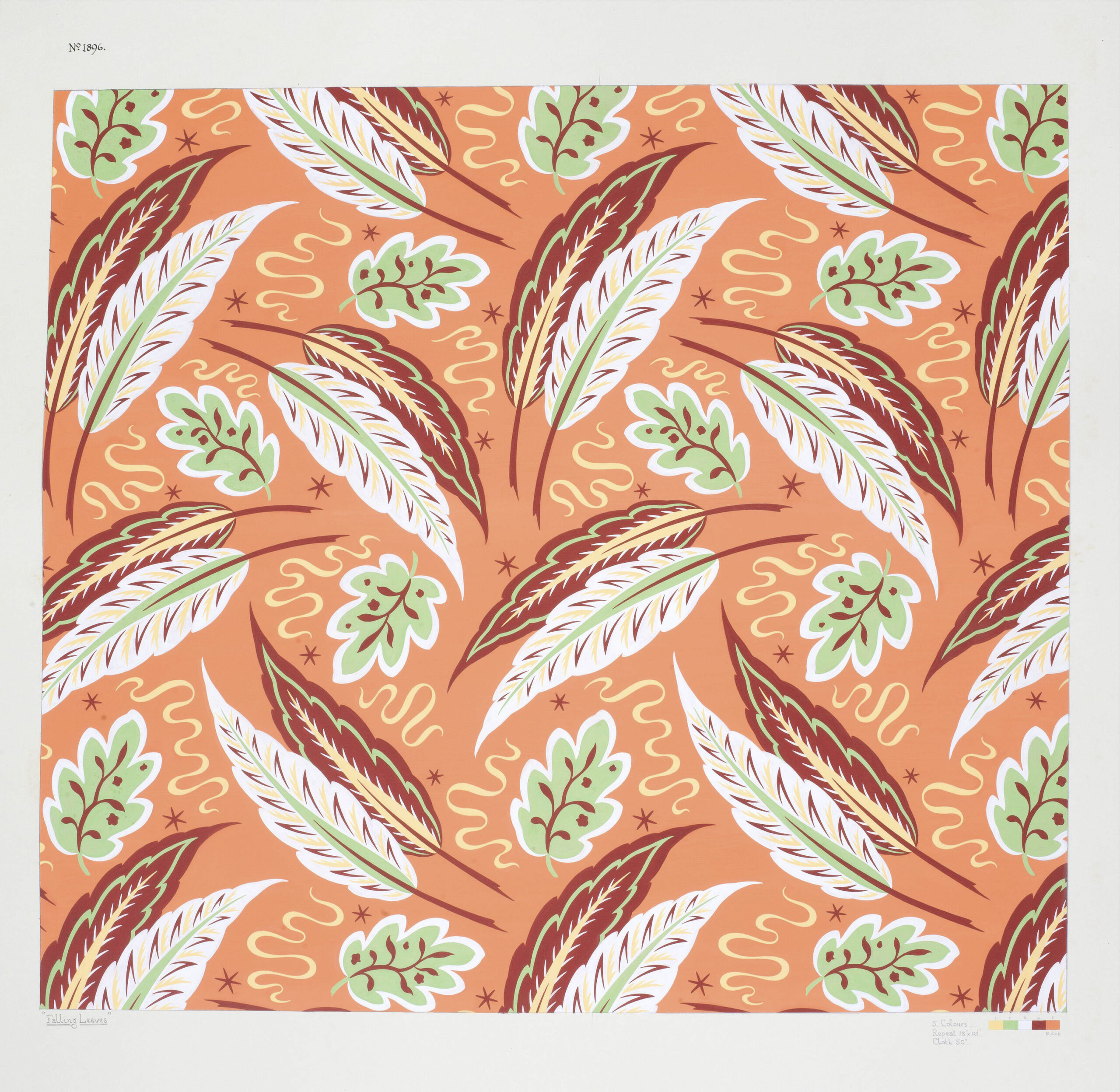 Cecil Henry Judge Original Textile Design Collection. - Image 9