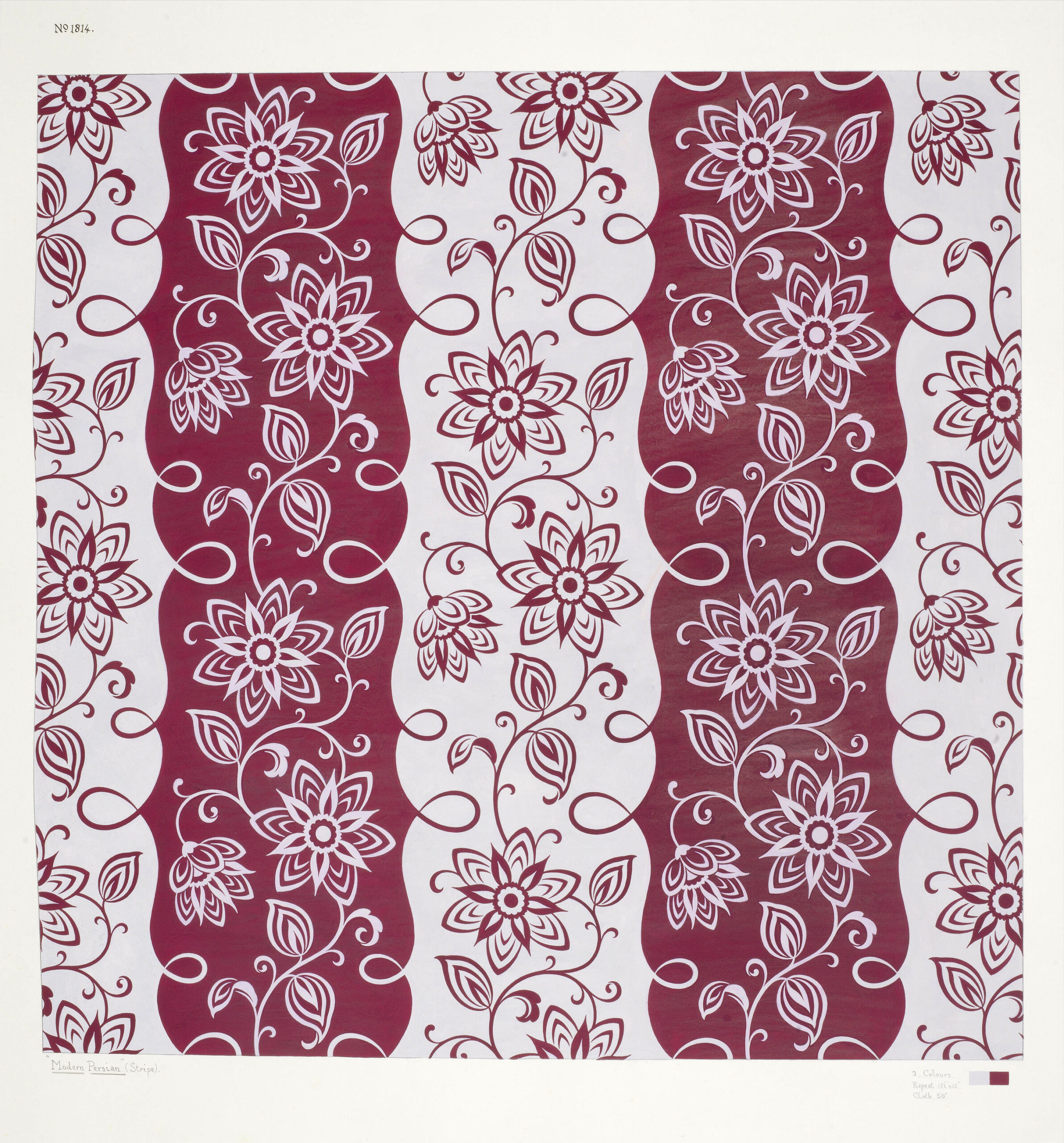 Cecil Henry Judge Original Textile Design Collection. - Image 3