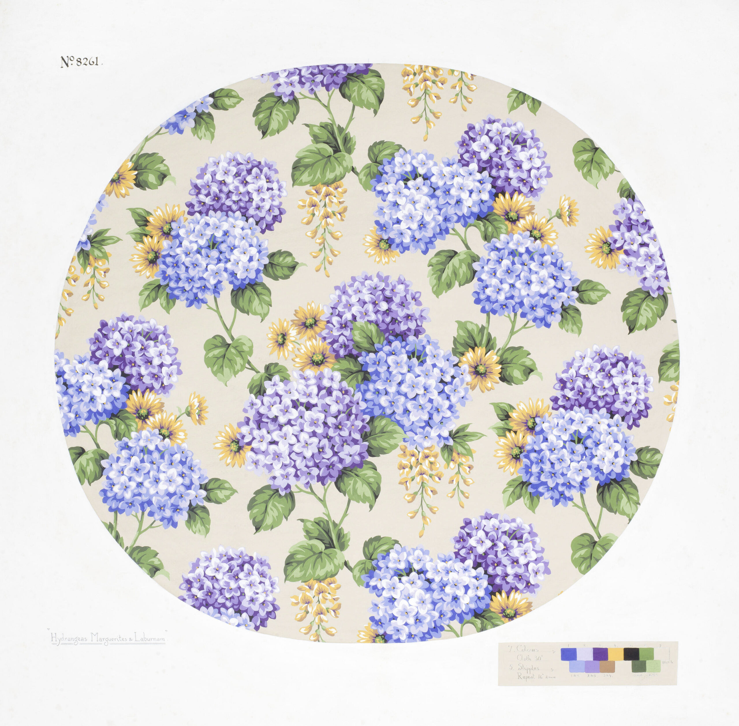 Cecil Henry Judge Original Textile Design Collection. - Image 4