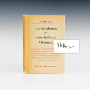 Individualismus und Wirtschaftliche Ordnung [Individualism and Economic Order].
