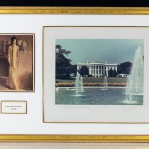 Jacqueline Kennedy Signed White House Print.