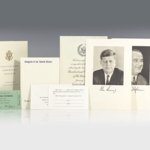 John F. Kennedy Inauguration Invitation Collection.