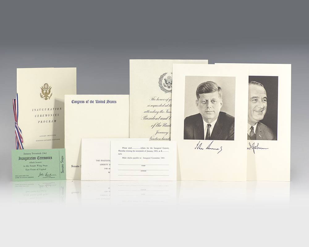 John F. Kennedy Inauguration Invitation Collection.