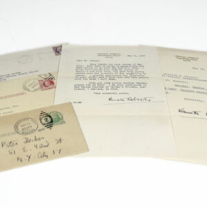 Kenneth Roberts Signed Letter Collection.