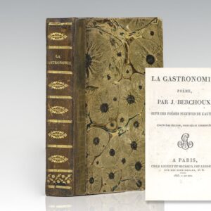 La Gastronomie ou L'Homme Des Champs A Table. Poeme Didactique En IV Chants.