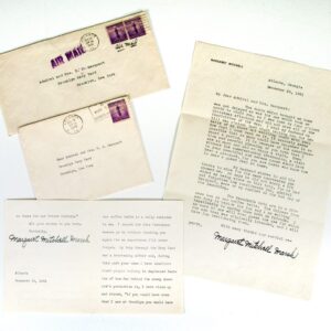 Margaret Mitchell Signed Letters.