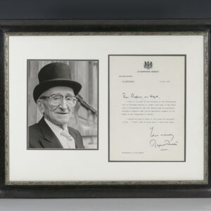 Margaret Thatcher Autograph Letter Signed to Friedrich von Hayek.