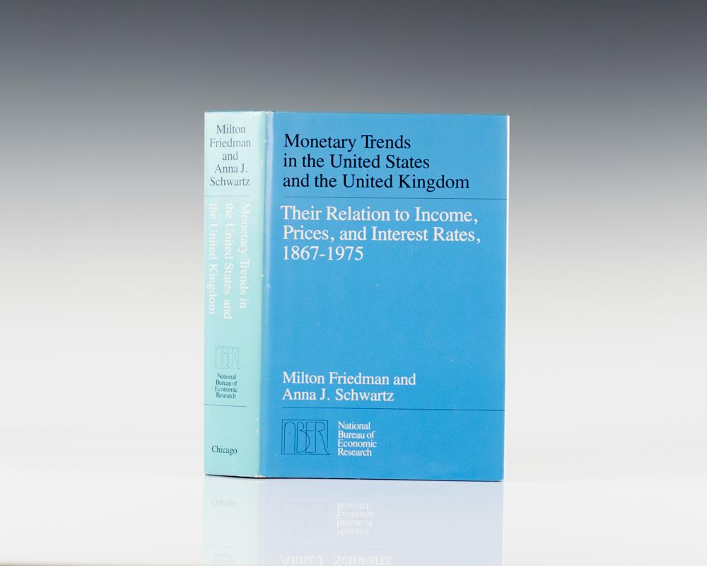 Monetary Trends in the United States and the United Kingdom: Their Relation to Income, Prices, and Interest Rates, 1867 – 1975.