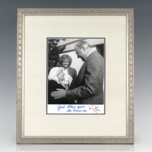 Mother Teresa and Helmut Kohl Signed Photograph.