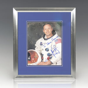Neil Armstrong Signed Photograph.