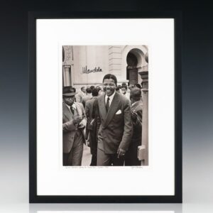 Nelson Mandela Silver Gelatin Print.