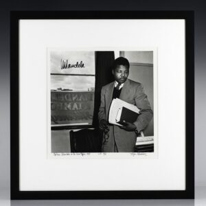 Nelson Mandela Silver Gelatin Print.
