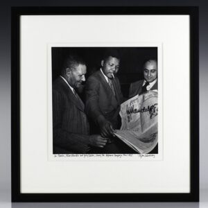 Nelson Mandela Silver Gelatin Print.