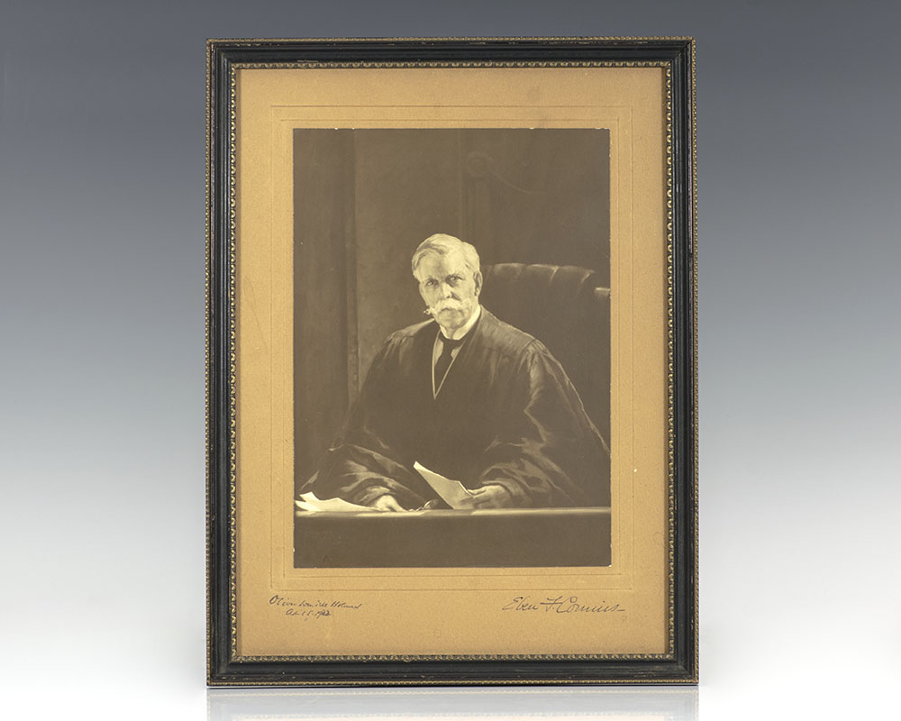 Justice Oliver Wendell Holmes, Jr. Signed Photograph.