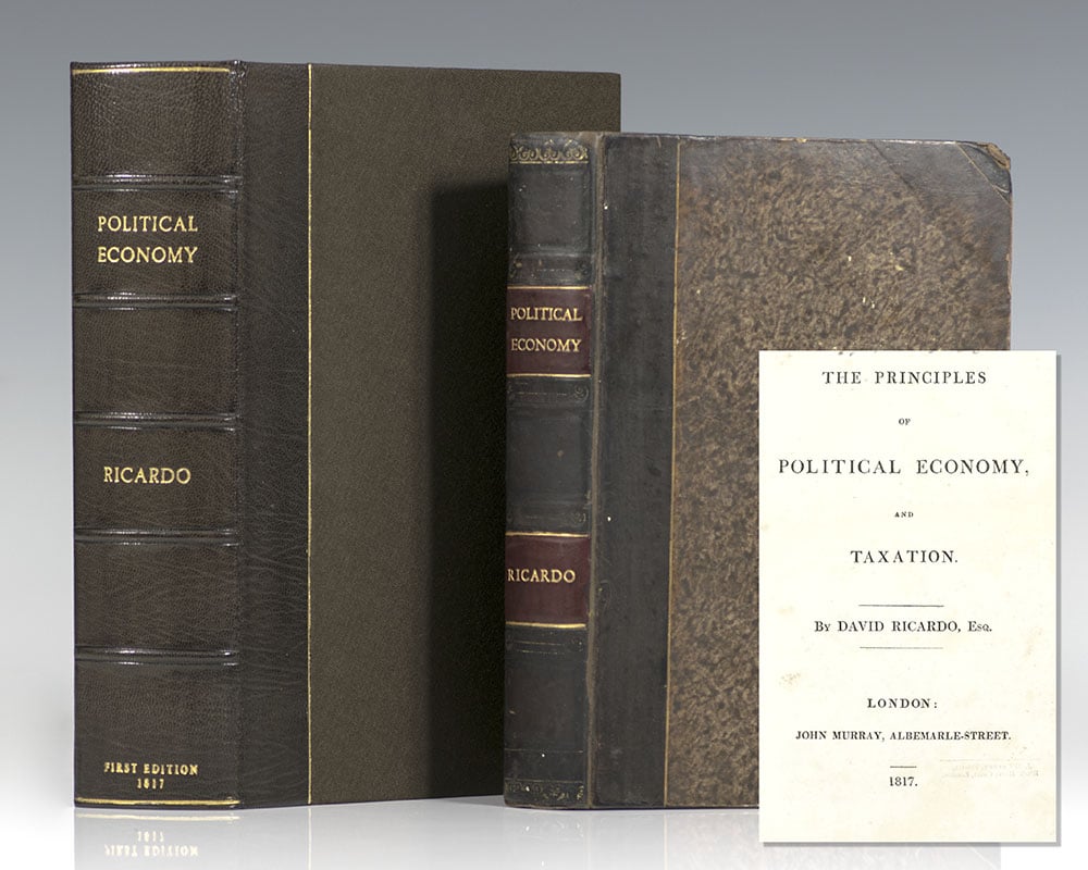 On The Principles of Political Economy and Taxation.