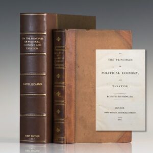 On The Principles of Political Economy and Taxation.