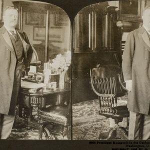 Original Theodore Roosevelt 'Perfec' Stereograph Card.