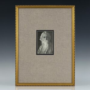 Rabindranath Tagore Signed Photograph.