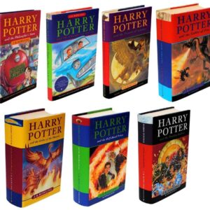 Complete set of Harry Potter: Harry Potter and the Philosopher's Stone, Chamber of Secrets, Prisoner of Azkaban, Goblet of Fire, Order of the Phoenix, The Half-Blood Prince, and The Deathly Hallows