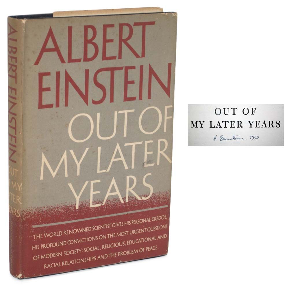 Out Of My Later Years