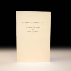 George Psychoundakis: A Letter to C.A. Trypanis