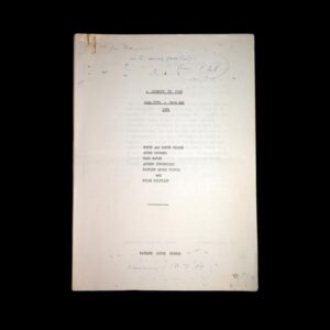 A Journey To Peru: July 27th-Sept 2nd 1971 (Three Letters From the Andes).