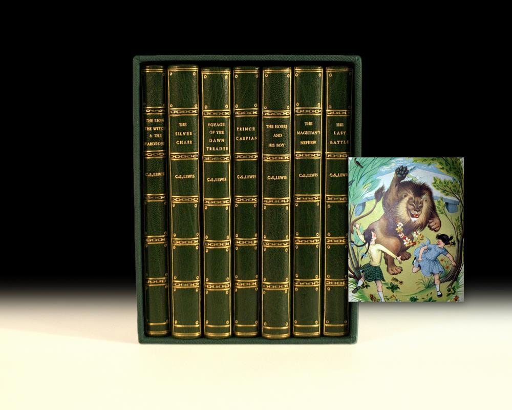 The Chronicles of Narnia Set: The Lion the Witch and The Wardrobe, Prince Caspian, The Voyage of the Dawn Treader, The Silver Chair, The Horse and His Boy, The Magician’s Nephew, The Last Battle.