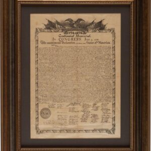 Centennial Memorial Declaration of Independence
