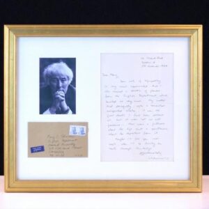 Seamus Heaney Autographed Letter Signed