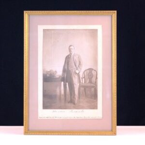 Theodore Roosevelt Signed Portrait