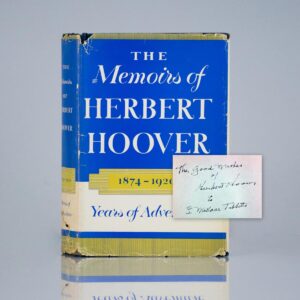 The Memoirs of Herbert Hoover: 1874-1920 Years of Adventure