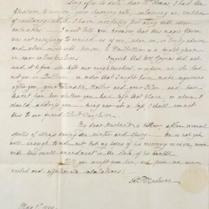 Dolley Madison Signed Letter