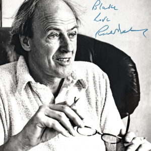 Roald Dahl Signed Photograph.