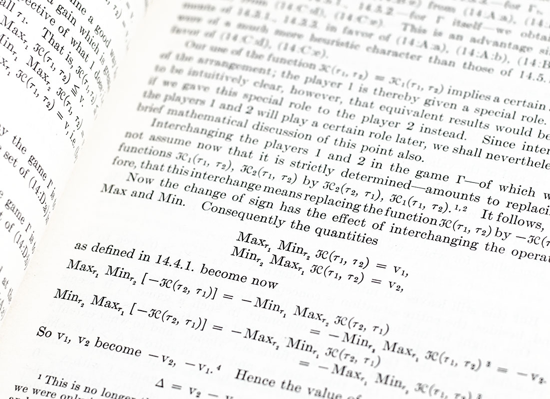 Theory of Games and Economic Behavior