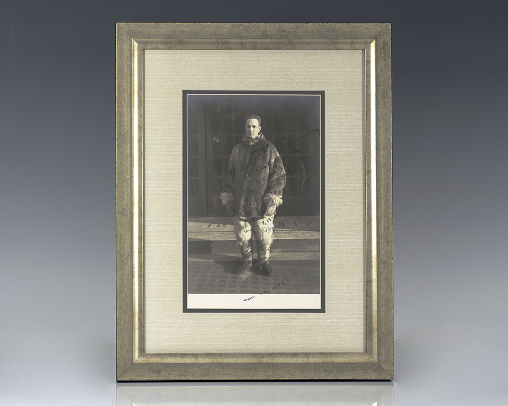 Richard E. Byrd Signed Photograph.