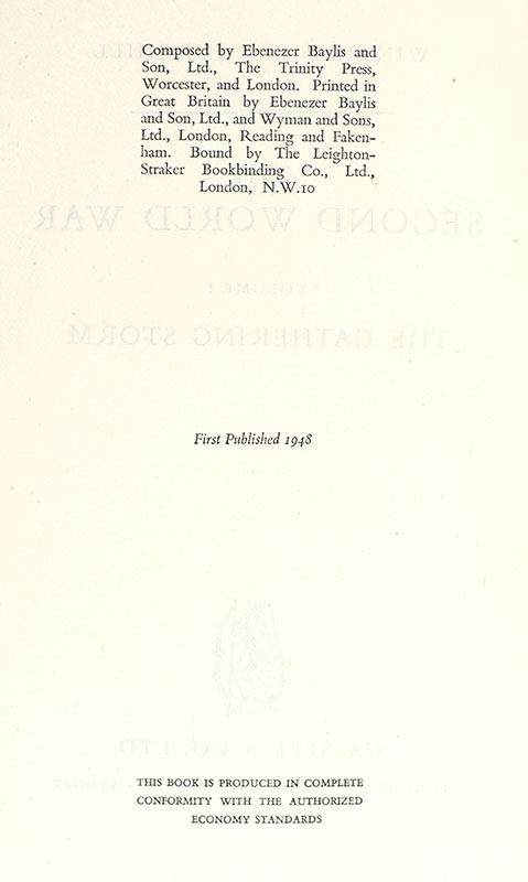 The World Crisis 1911-1914; The World Crisis 1915; The World Crisis 1916-1918 Part One and Part Two; The World Crisis. The Aftermath; The World Crisis. The Eastern Front