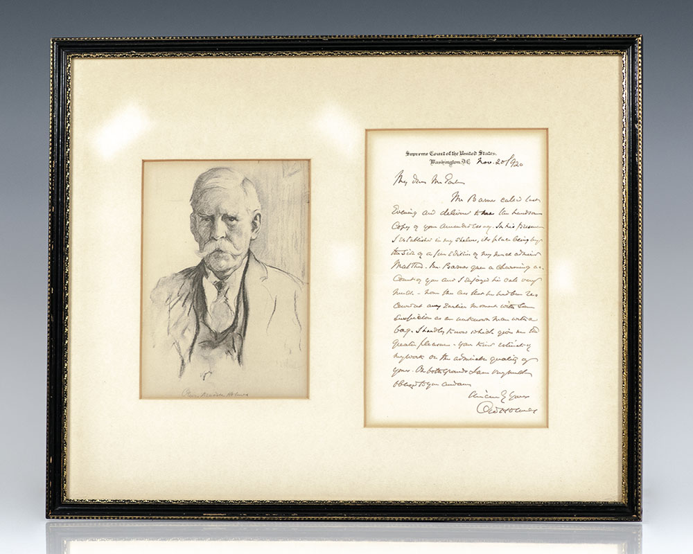 Oliver Wendell Holmes Autograph Letter Signed.
