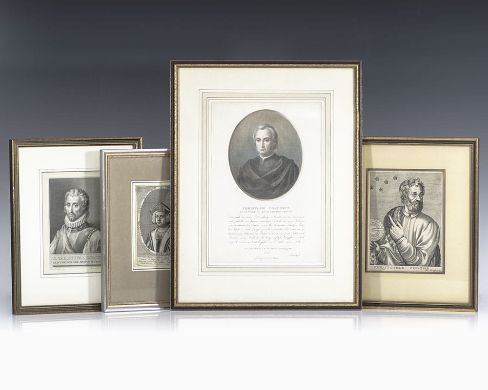 Christopher Columbus Engraved Portrait Collection.