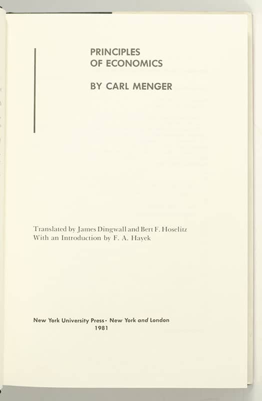 Principles of Economics.