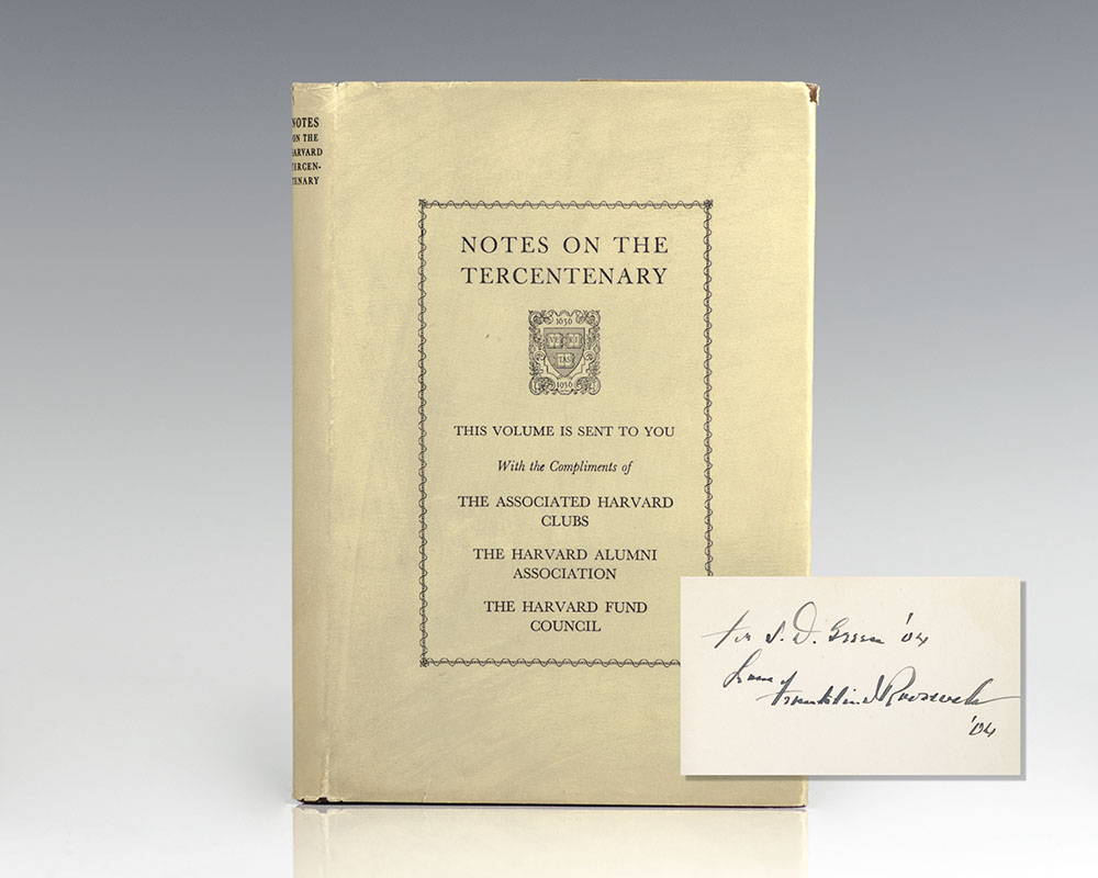 Notes on the Harvard Tercentenary.