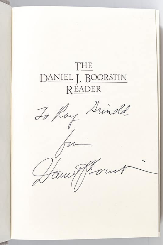 The Daniel J. Boorstin Reader