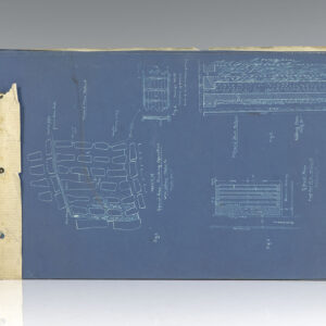 1910 Unique Study of the Engineering and Design of Coal Mines, 19 pp. Blue Prints, Five Original Photographs