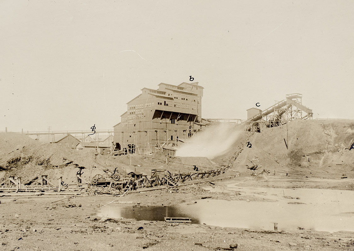 1910 Unique Study of the Engineering and Design of Coal Mines, 19 pp. Blue Prints, Five Original Photographs