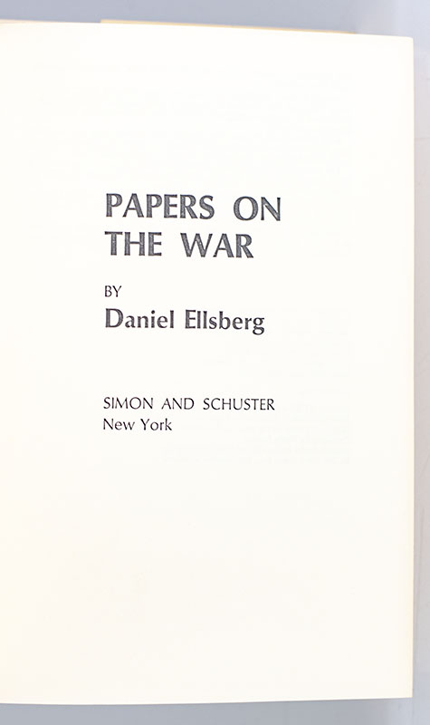 Papers on the War