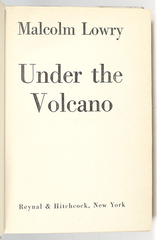 Under the Volcano