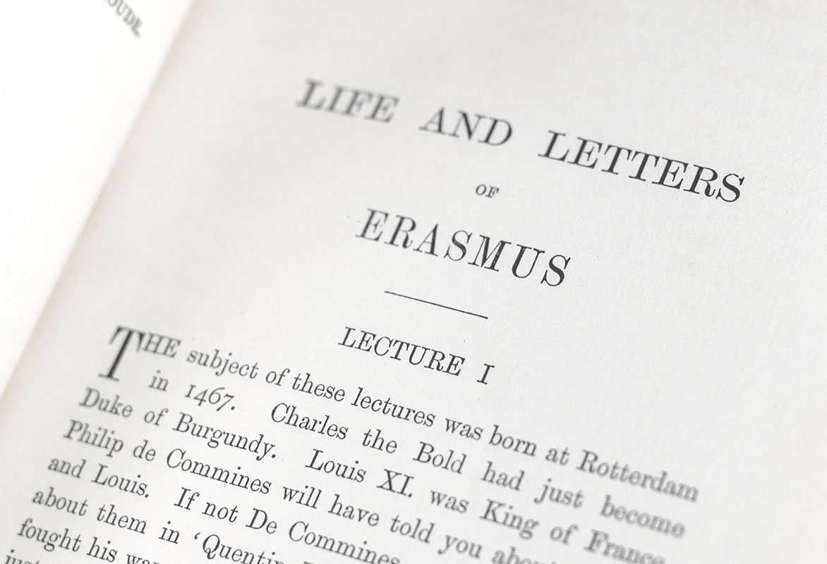 Life and Letters of Erasmus: Lectures Delivered at Oxford 1893-4.