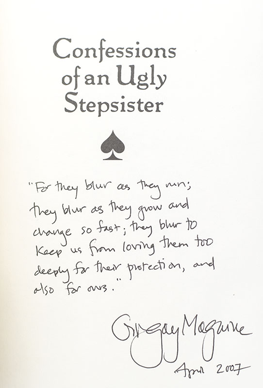 Confessions of an Ugly Stepsister