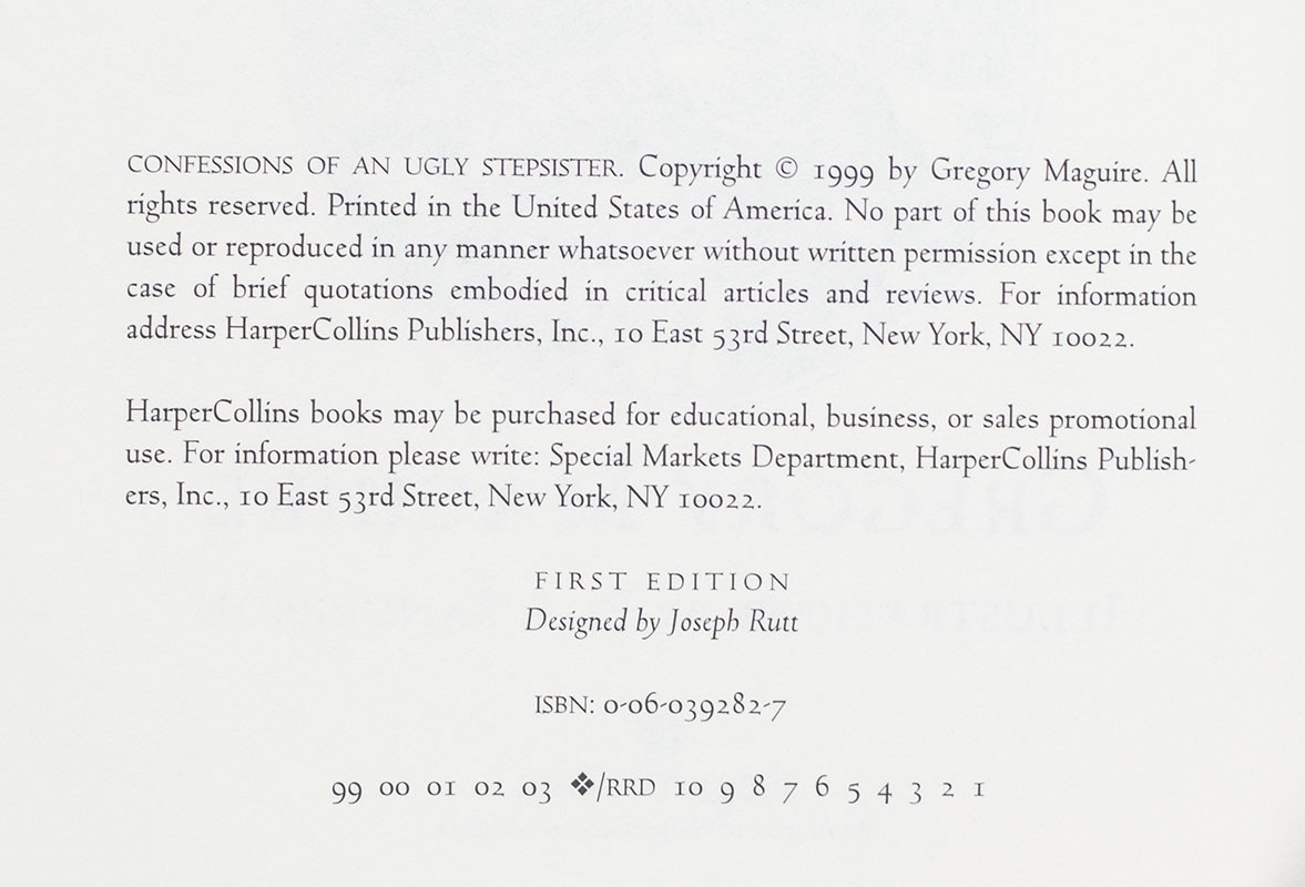 Confessions of an Ugly Stepsister